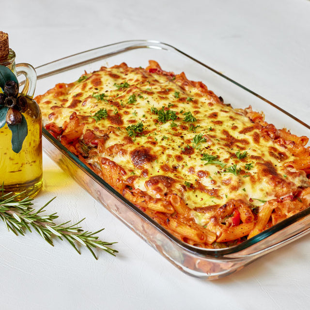 Cheesy Pasta Bake Rafikiau