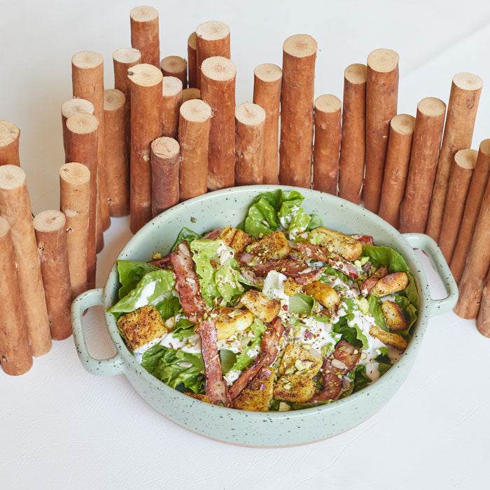 Pistachio Caesar salad